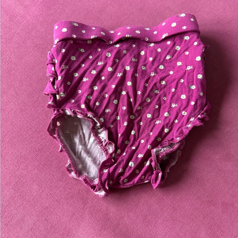 Posh Peanut Pink Floral Diaper Cover